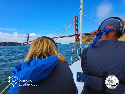 Approaching the Golden Gate by Sailboat