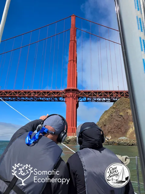 Blue Mind Sailing Beneath the Golden Gate