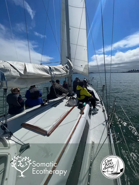 Blue Mind Sailing with Alcatraz in View