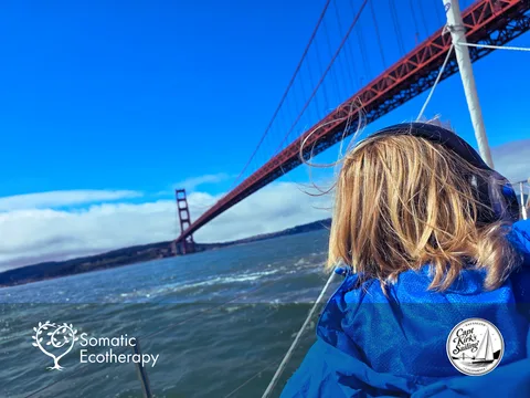 Golden Gate Views from a Blue Mind Sail