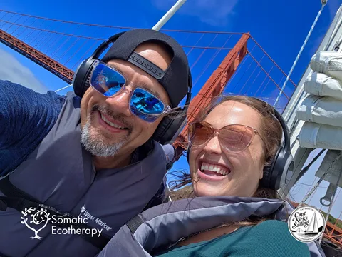 Joyful Connection Beneath the Golden Gate