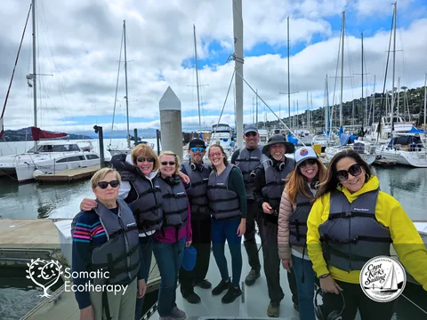 Participants Gather for a Blue Mind Sail