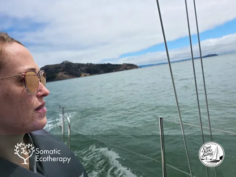 Reflective Moment on the Water Near Tiburon